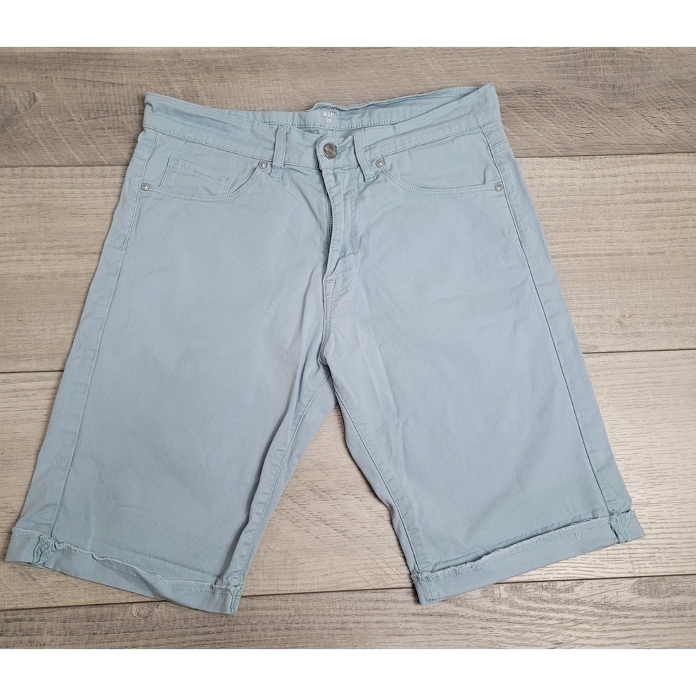 👖Carhartt WIP Swell Shorts Mens 32 x 11 Blue Stretch Casual Streetwear Skater